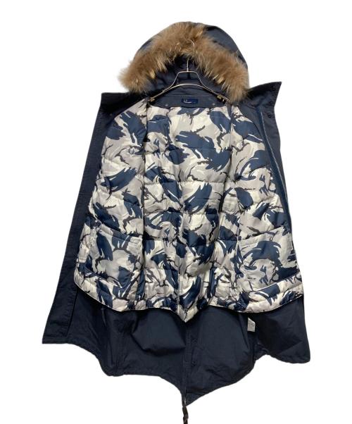FRED PERRY（フレッドペリー）FRED PERRY (フレッドペリー) ダウンライナー付フィッシュテールモッズコート ネイビー サイズ:Lの古着・服飾アイテム