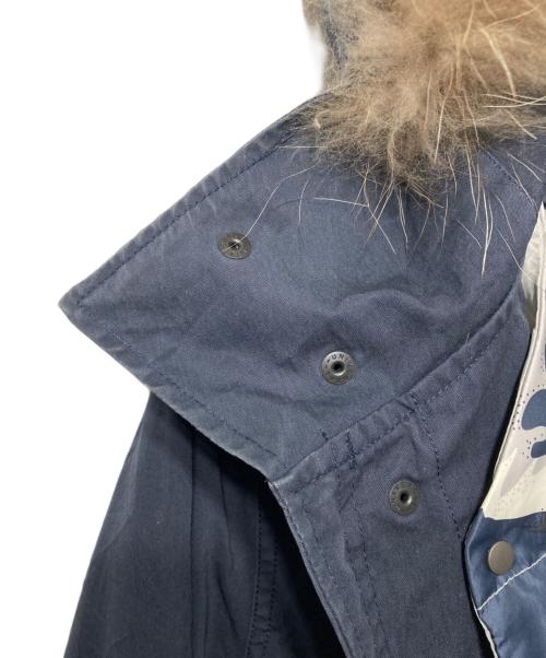 FRED PERRY（フレッドペリー）FRED PERRY (フレッドペリー) ダウンライナー付フィッシュテールモッズコート ネイビー サイズ:Lの古着・服飾アイテム