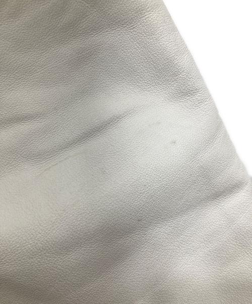 G-STAR RAW（ジースターロゥ）G-STAR RAW (ジースターロゥ) EWING LEATHER BASEBALL JACKET/スタジャン ホワイト×ブラック サイズ:XLの古着・服飾アイテム