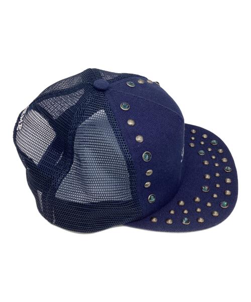 SUPREME（シュプリーム）SUPREME (シュプリーム) b.b.Simon (ビービーサイモン) Mesh Back 5-Panel ネイビーの古着・服飾アイテム