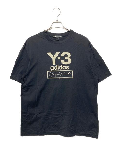 Y-3（ワイスリー）Y-3 (ワイスリー) プリントTシャツ ブラック サイズ:Ｓの古着・服飾アイテム