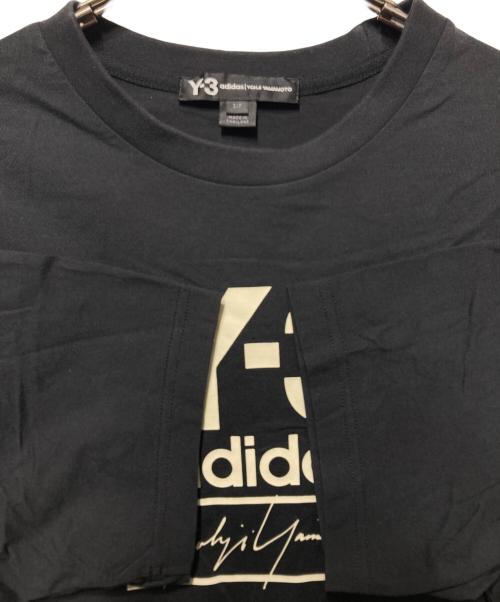 Y-3（ワイスリー）Y-3 (ワイスリー) プリントTシャツ ブラック サイズ:Ｓの古着・服飾アイテム