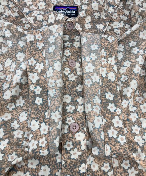 Patagonia（パタゴニア）Patagonia (パタゴニア) 花柄シャツ オレンジ サイズ:Ｍの古着・服飾アイテム
