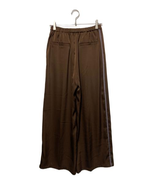 JOURNAL STANDARD（ジャーナルスタンダード）JOURNAL STANDARD (ジャーナルスタンダード) マットサテンワイドパンツ ブラウン サイズ:FREEの古着・服飾アイテム