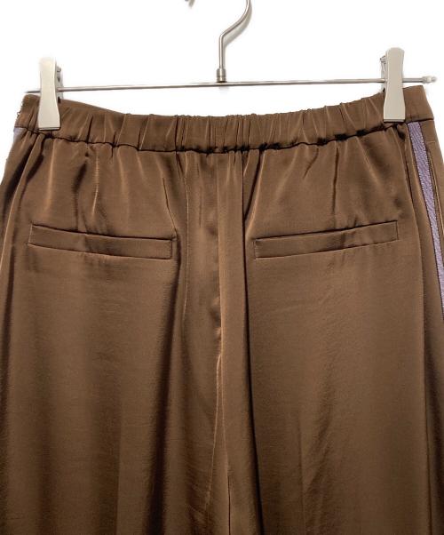 JOURNAL STANDARD（ジャーナルスタンダード）JOURNAL STANDARD (ジャーナルスタンダード) マットサテンワイドパンツ ブラウン サイズ:FREEの古着・服飾アイテム