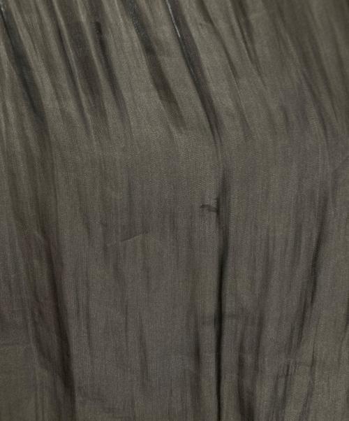 Acne studios（アクネ ストゥディオス）Acne studios (アクネ ストゥディオス) ロングリボンサテンワンピース ブラウン サイズ:34の古着・服飾アイテム