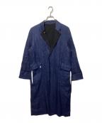 SUNSEAサンシー）の古着「リネンコート」｜ブルー