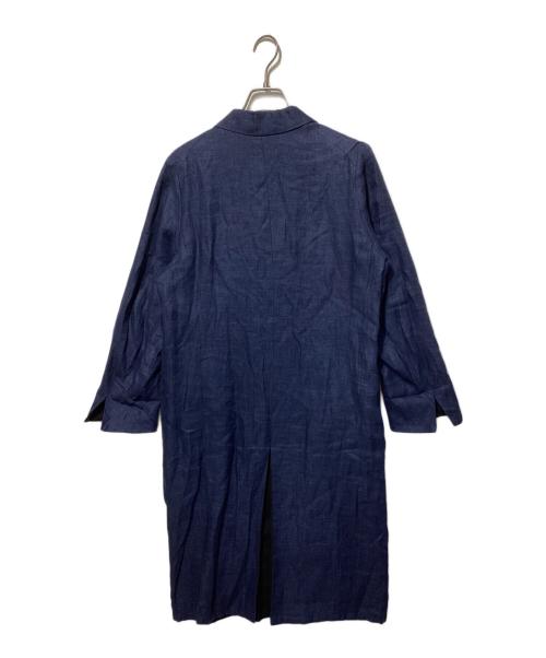 SUNSEA（サンシー）SUNSEA (サンシー) リネンコート ブルー サイズ:1の古着・服飾アイテム