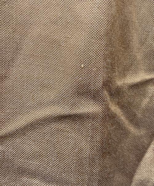 MM6 Maison Margiela（エムエムシックスメゾンマルジェラ）MM6 Maison Margiela (エムエムシックスメゾンマルジェラ) リネンセンタープレスパンツ ブラウン サイズ:38の古着・服飾アイテム