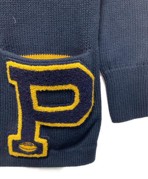 POLO RALPH LAUREN（ポロ・ラルフローレン）POLO RALPH LAUREN (ポロ・ラルフローレン) ヴァーシティカーディガン ネイビー サイズ:XSの古着・服飾アイテム