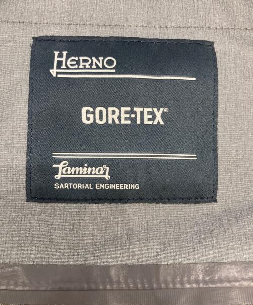 HERNO Laminar（ヘルノ ラミナー）HERNO Laminar (ヘルノ ラミナー) ゴアテックス ステンカラーコート ベージュ サイズ:48の古着・服飾アイテム
