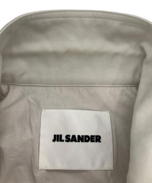 JIL SANDER（ジルサンダー）JIL SANDER (ジルサンダー) バージンウール ロング シャツ ベージュ サイズ:38の古着・服飾アイテム