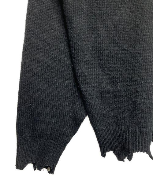 SAINT MICHAEL（セントマイケル）SAINT MICHAEL (セントマイケル) WOOL SWTER SIN ブラック サイズ:Lの古着・服飾アイテム