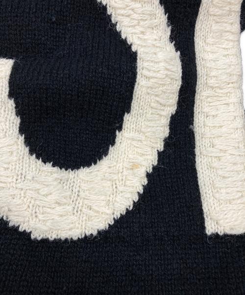 SAINT MICHAEL（セントマイケル）SAINT MICHAEL (セントマイケル) WOOL SWTER SIN ブラック サイズ:Lの古着・服飾アイテム