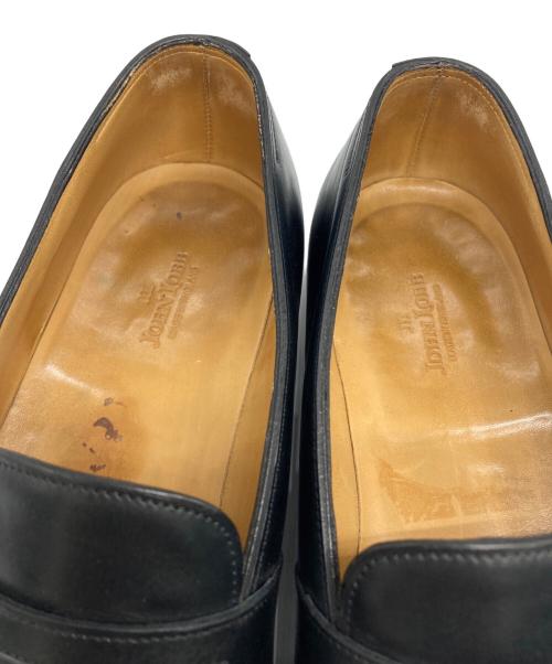 JOHN LOBB（ジョンロブ）JOHN LOBB (ジョンロブ) FENCOTE コインローファー ブラック サイズ:5 1/2 Eの古着・服飾アイテム