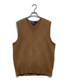 POLO RALPH LAUREN（ポロ・ラルフローレン）の古着「ウールベスト」｜ブラウン