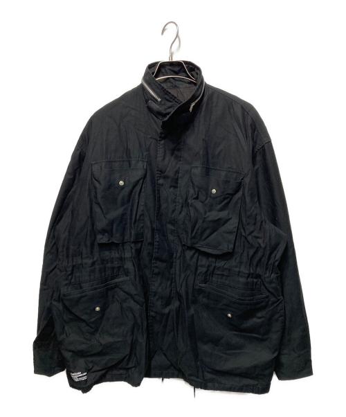 FreshService（フレッシュサービス）FreshService (フレッシュサービス) BACK SATEEN FIELD JACKET ブラック サイズ:Lの古着・服飾アイテム