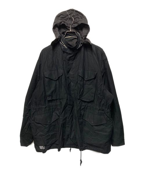 FreshService（フレッシュサービス）FreshService (フレッシュサービス) BACK SATEEN FIELD JACKET ブラック サイズ:Lの古着・服飾アイテム