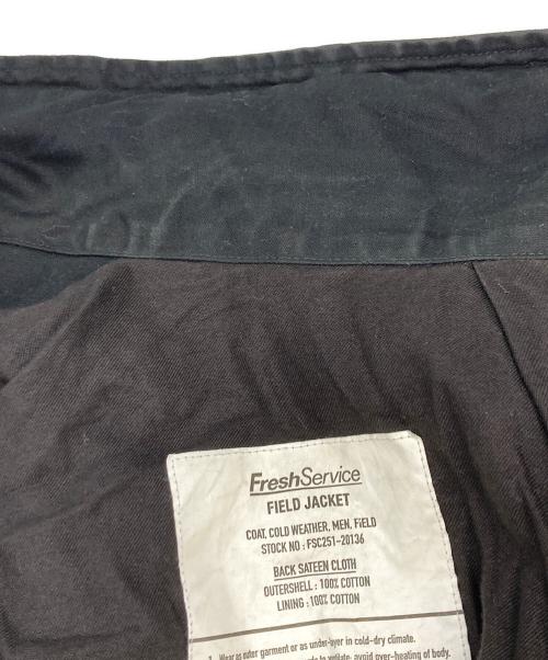 FreshService（フレッシュサービス）FreshService (フレッシュサービス) BACK SATEEN FIELD JACKET ブラック サイズ:Lの古着・服飾アイテム