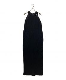 la peau de gem（ラポドゥジェム）の古着「linen long one piece」｜ブラック