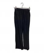 la peau de gemラポドゥジェム）の古着「サテンパンツ」｜ブラック