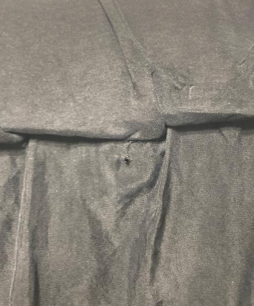 la peau de gem（ラポドゥジェム）la peau de gem (ラポドゥジェム) サテンパンツ ブラック サイズ:38の古着・服飾アイテム