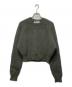 CristaSeya（クリスタセヤ）の古着「CAMEL RIBBED RAGLAN SWEATER」｜グリーン