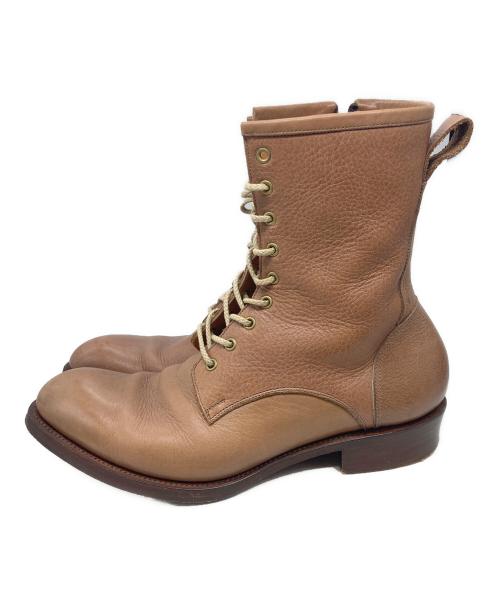 foot the coacher（フットザコーチャー）foot the coacher (フットザコーチャー) Work boots ブラウン サイズ:8の古着・服飾アイテム