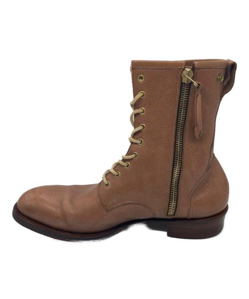 foot the coacher（フットザコーチャー）foot the coacher (フットザコーチャー) Work boots ブラウン サイズ:8の古着・服飾アイテム