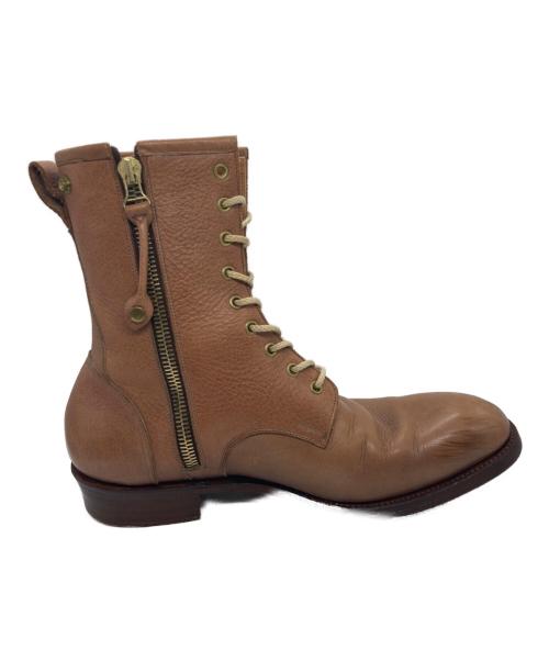 foot the coacher（フットザコーチャー）foot the coacher (フットザコーチャー) Work boots ブラウン サイズ:8の古着・服飾アイテム