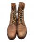 中古・古着 foot the coacher (フットザコーチャー) Work boots ブラウン サイズ:8：14000円