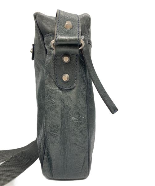 BALENCIAGA（バレンシアガ）BALENCIAGA (バレンシアガ) クラシックリポーターショルダーバッグ グリーンの古着・服飾アイテム