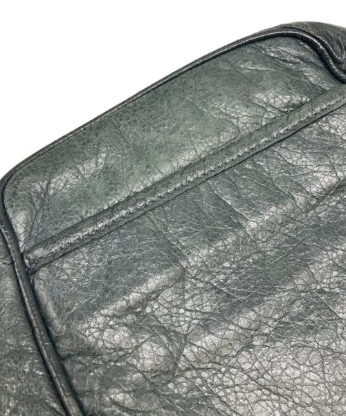 BALENCIAGA（バレンシアガ）BALENCIAGA (バレンシアガ) クラシックリポーターショルダーバッグ グリーンの古着・服飾アイテム