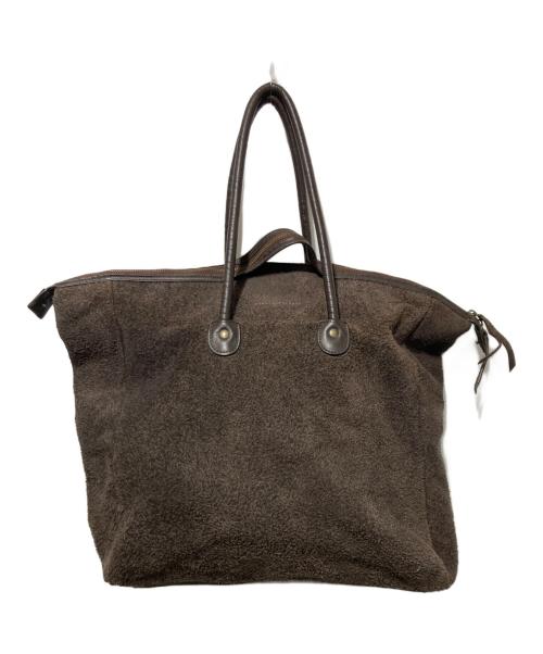 MM6 Maison Margiela（エムエムシックスメゾンマルジェラ）MM6 Maison Margiela (エムエムシックスメゾンマルジェラ) スエードトートバッグ ブラウンの古着・服飾アイテム