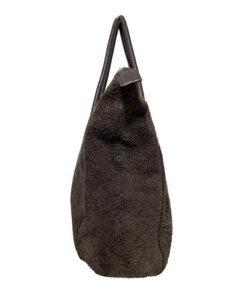 MM6 Maison Margiela（エムエムシックスメゾンマルジェラ）MM6 Maison Margiela (エムエムシックスメゾンマルジェラ) スエードトートバッグ ブラウンの古着・服飾アイテム