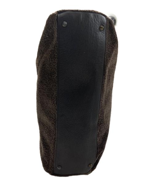 MM6 Maison Margiela（エムエムシックスメゾンマルジェラ）MM6 Maison Margiela (エムエムシックスメゾンマルジェラ) スエードトートバッグ ブラウンの古着・服飾アイテム