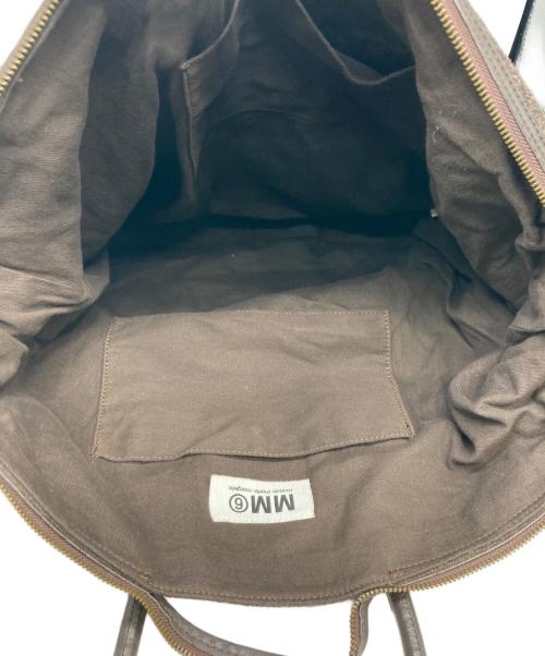MM6 Maison Margiela（エムエムシックスメゾンマルジェラ）MM6 Maison Margiela (エムエムシックスメゾンマルジェラ) スエードトートバッグ ブラウンの古着・服飾アイテム