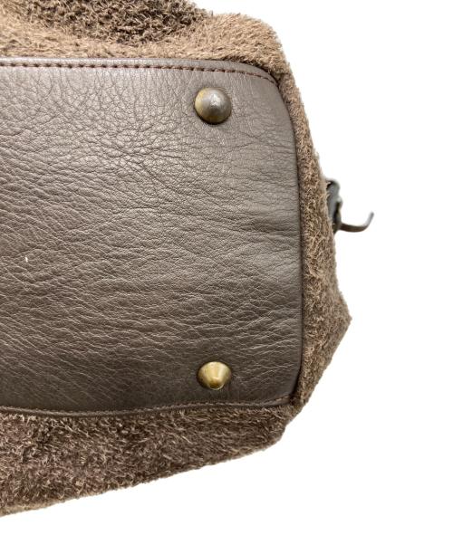 MM6 Maison Margiela（エムエムシックスメゾンマルジェラ）MM6 Maison Margiela (エムエムシックスメゾンマルジェラ) スエードトートバッグ ブラウンの古着・服飾アイテム
