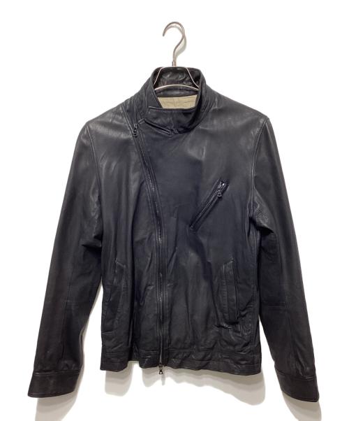 SLOWGUN（スロウガン）SLOWGUN (スロウガン) レザーライダースジャケット ブラック サイズ:3の古着・服飾アイテム