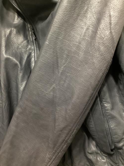 SLOWGUN（スロウガン）SLOWGUN (スロウガン) レザーライダースジャケット ブラック サイズ:3の古着・服飾アイテム