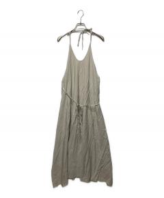 中古・古着通販】OHGA (オオガ) EMPIRE DRESS 黄緑 サイズ:s