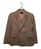 HER LIP TOハーリップトゥ）の古着「ダブルブレストジャケット」｜ブラウン