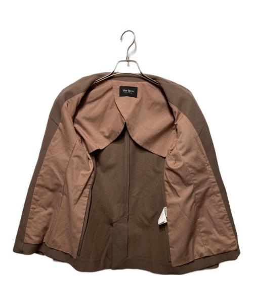 HER LIP TO（ハーリップトゥ）HER LIP TO (ハーリップトゥ) ダブルブレストジャケット ブラウン サイズ:Ｍの古着・服飾アイテム