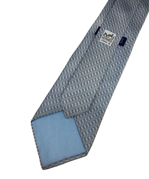 HERMES（エルメス）HERMES (エルメス) シルクネクタイ ブルー サイズ:-の古着・服飾アイテム
