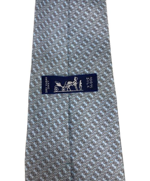 HERMES（エルメス）HERMES (エルメス) シルクネクタイ ブルー サイズ:-の古着・服飾アイテム