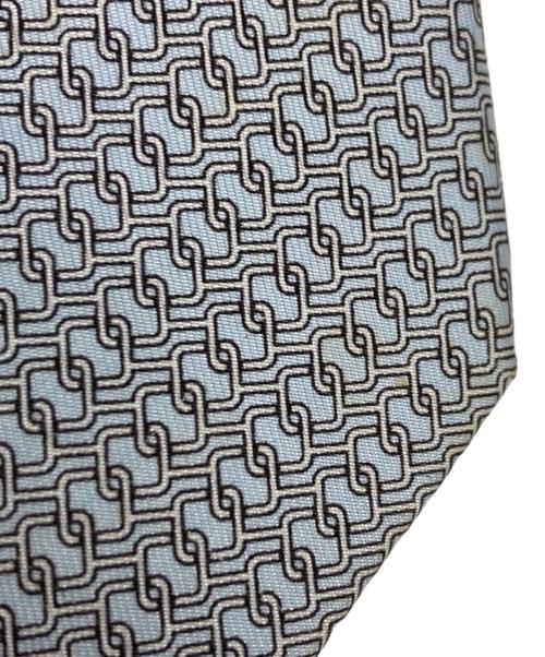 HERMES（エルメス）HERMES (エルメス) シルクネクタイ ブルー サイズ:-の古着・服飾アイテム