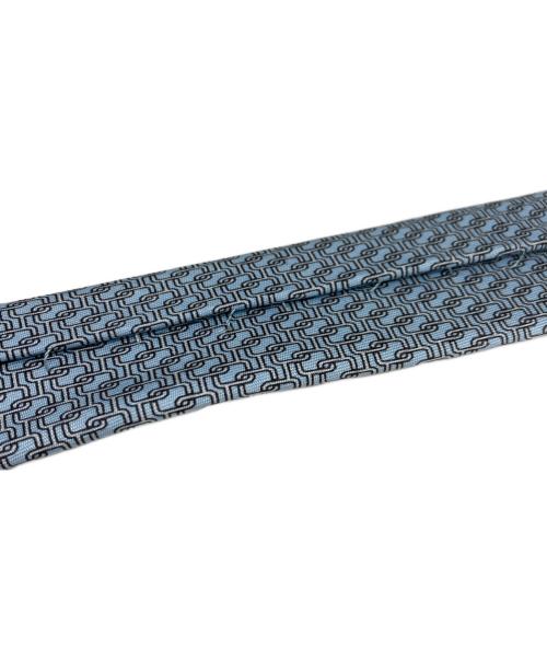 HERMES（エルメス）HERMES (エルメス) シルクネクタイ ブルー サイズ:-の古着・服飾アイテム