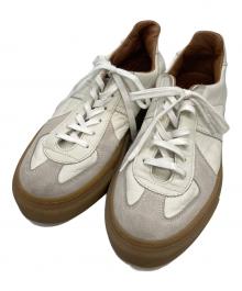 reproduction of found（リプロダクションオブファウンド）の古着「ジャーマントレーナー型スニーカー」｜ホワイト