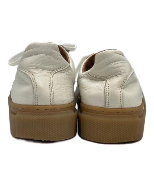 reproduction of found（リプロダクションオブファウンド）reproduction of found (リプロダクションオブファウンド) ジャーマントレーナー型スニーカー ホワイト サイズ:37の古着・服飾アイテム