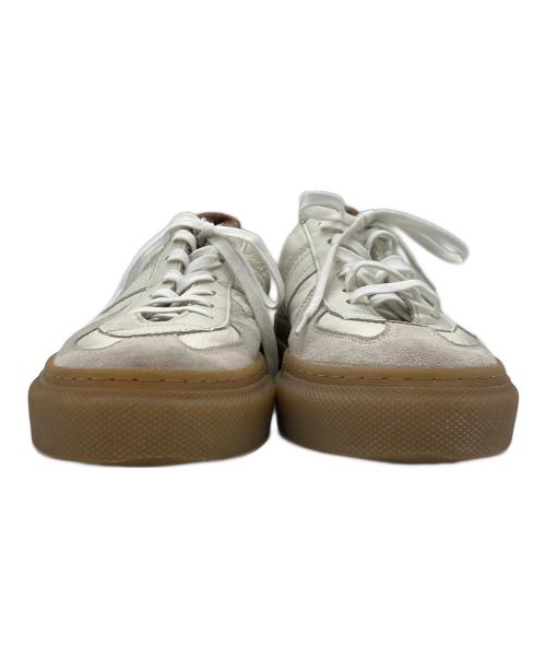 reproduction of found（リプロダクションオブファウンド）reproduction of found (リプロダクションオブファウンド) ジャーマントレーナー型スニーカー ホワイト サイズ:37の古着・服飾アイテム